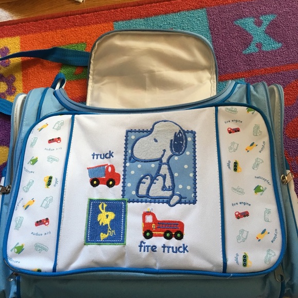 snoopy diaper bag